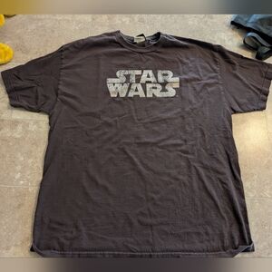 vintage t shirt Star Wars, Brown Color, Size XLarge